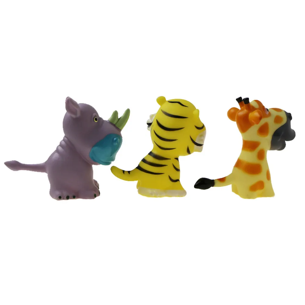 3 шт. резиновые животные игрушки для воды детская Ванная комната ванна бассейн