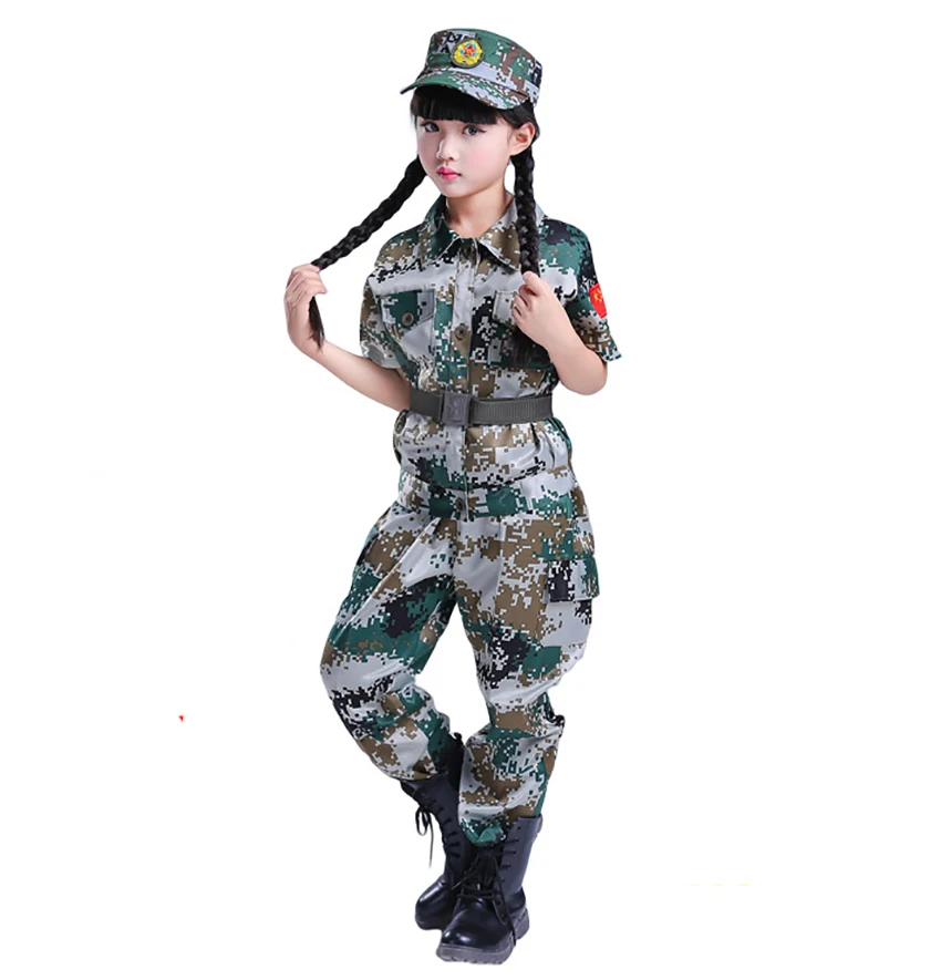 Уличные детские костюмы военная Униформа США камуфляжная тактическая одежда