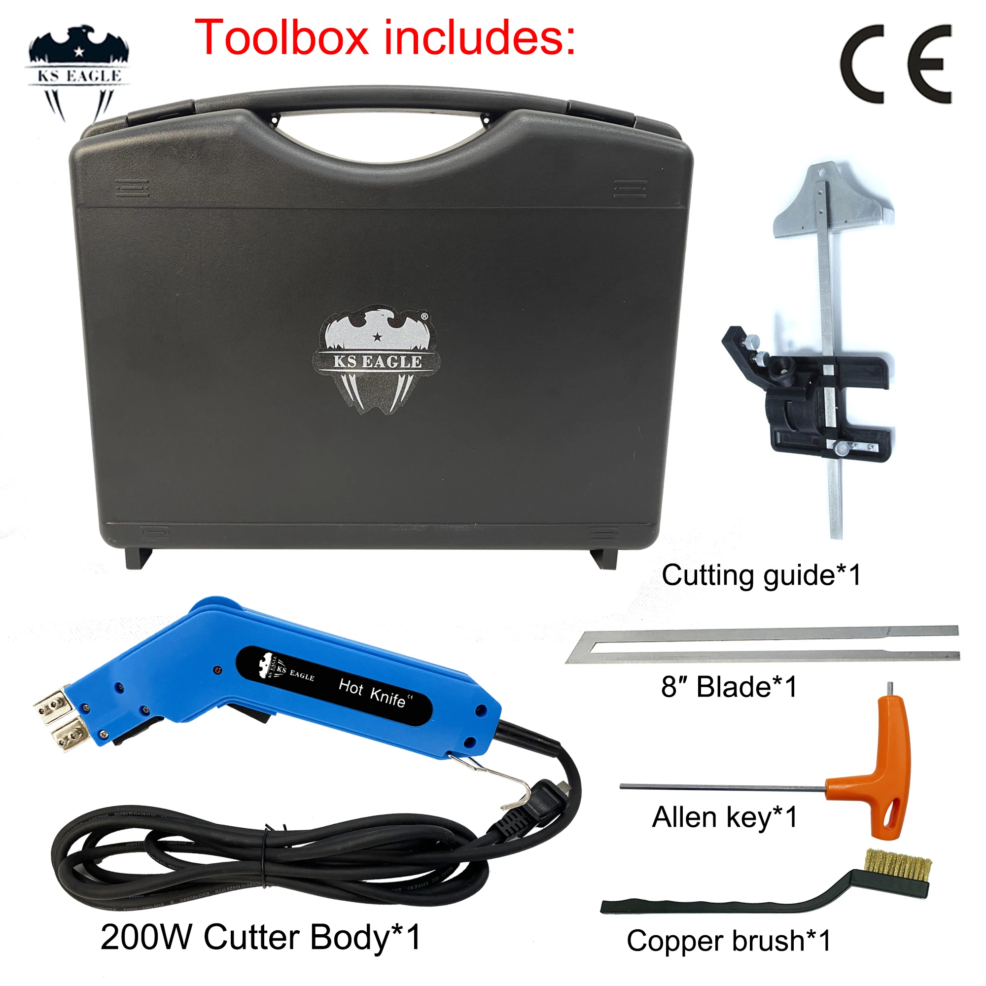 KS EAGLE электрический горячий нож Профессиональный пенопластовый резак набор