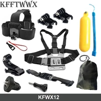 kfftwwx accessories kit for gopro hero 9 black 8 7 6 5 yi 4k sj4000 eken h9 akaso dbpower strap tripod mount for go pro 9 camera