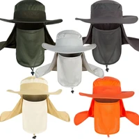 2021 new men fishing hat outdoor fishing cap uv protection adjustabl breath sunshade solid casual thermal fishing hat waterproof