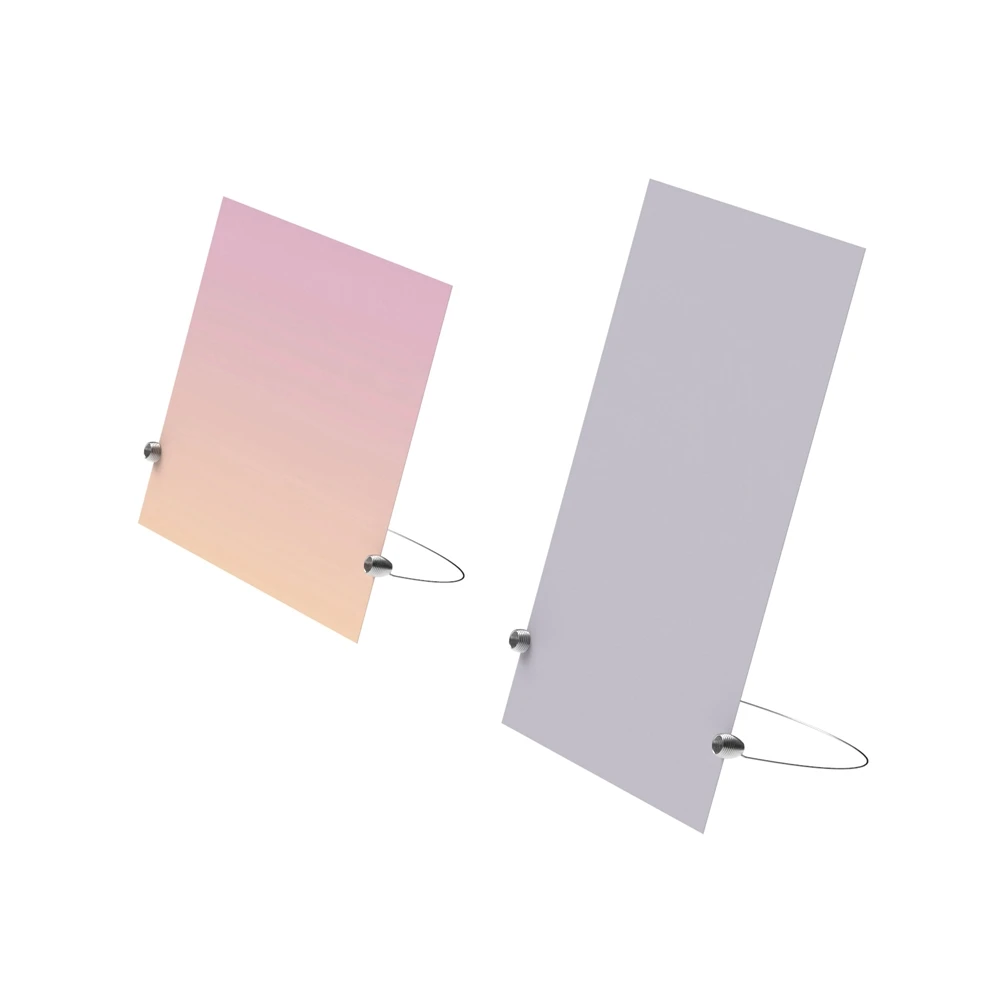 

Spring Frameless Card Frame Ins Nordic Minimalist Label Holder Desk Sign Clip Wedding Name Card Holder Picture Memo Note Pin