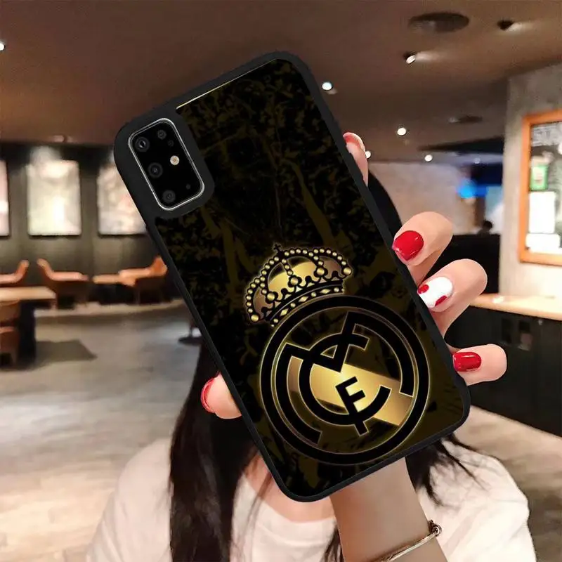 

Football Real Madrid Phone Case For TPU&PC&S Samsung Galaxy S5 S6 S7 S8 S9 S10 S20 Edge Plus 2019 2020