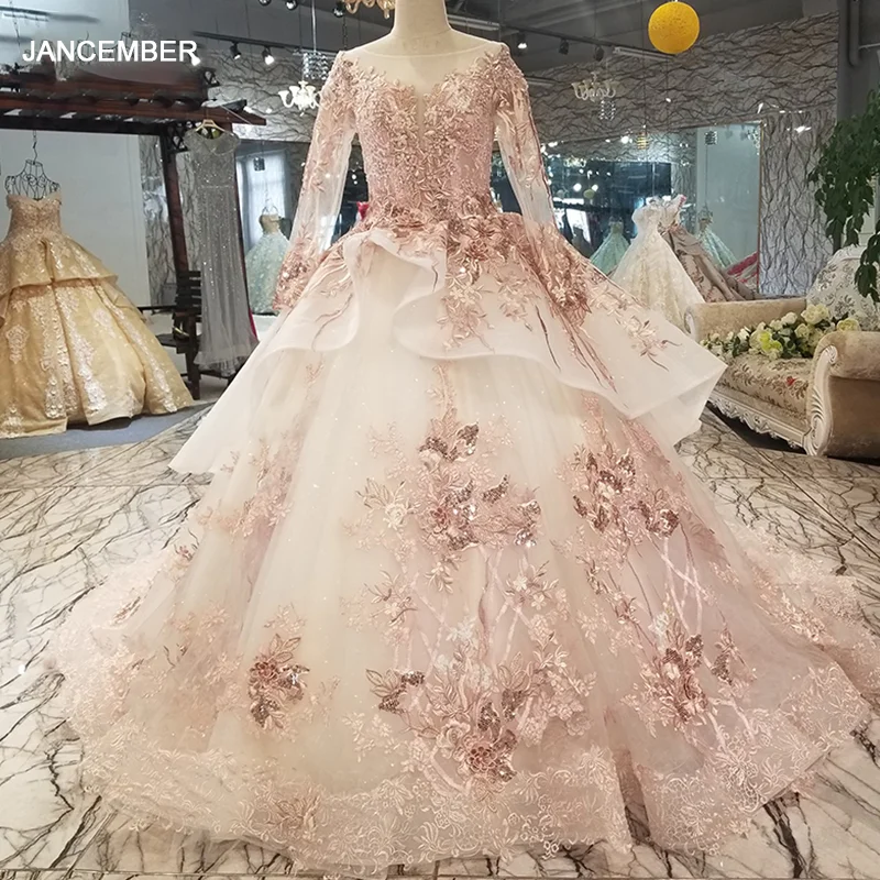 LS9444 цвет цветы красивое платье быстрой доставки из фарфора длинный рукав