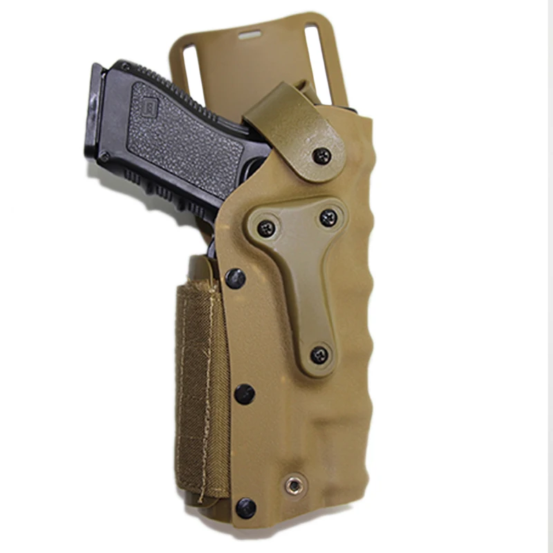 Чехол-кобура для ружья с левой и правой стороны для Glock 17 19 Beretta Colt Sig p226 Usp, универсальная кобура, Регулируемая посадка с тактическими огнями