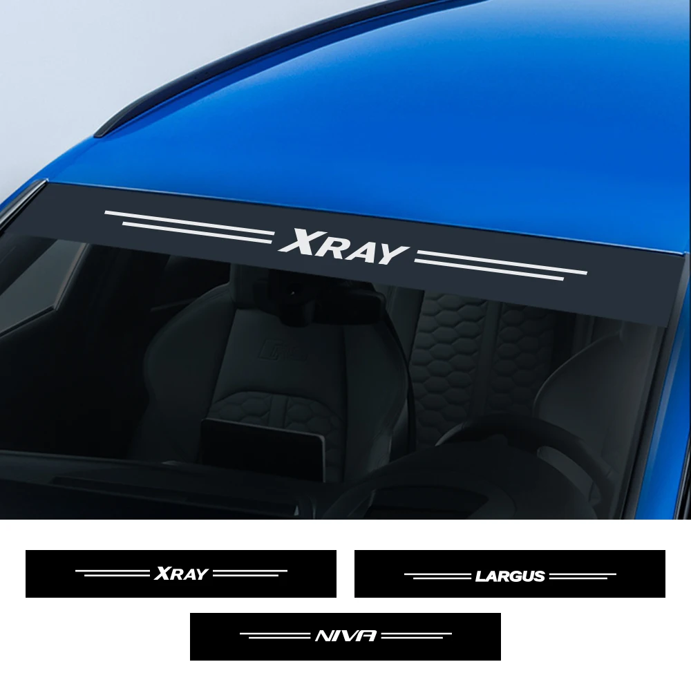 Модный автомобильный передний винил лобового стекла автомобиля наклейки для Lada X