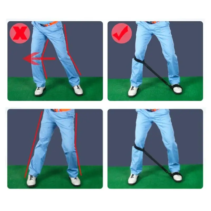 

Universal Portable Golf Leg Movement Training Auxiliary Belt Spacing Control Tool Movement Correction Belt Golf Accessories