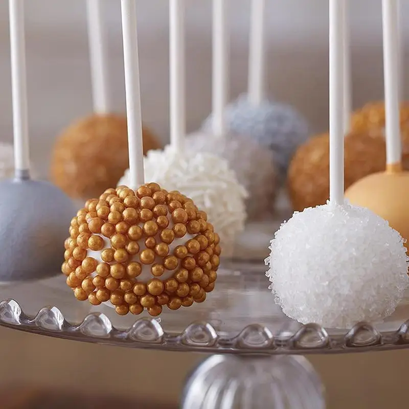 

Cake Baking Chocolate Decoration130g/20g 4mm Gold Silver Candy Ball Fondant Pearl Sugar Clay DIY Beads Edible Sugar S7B7