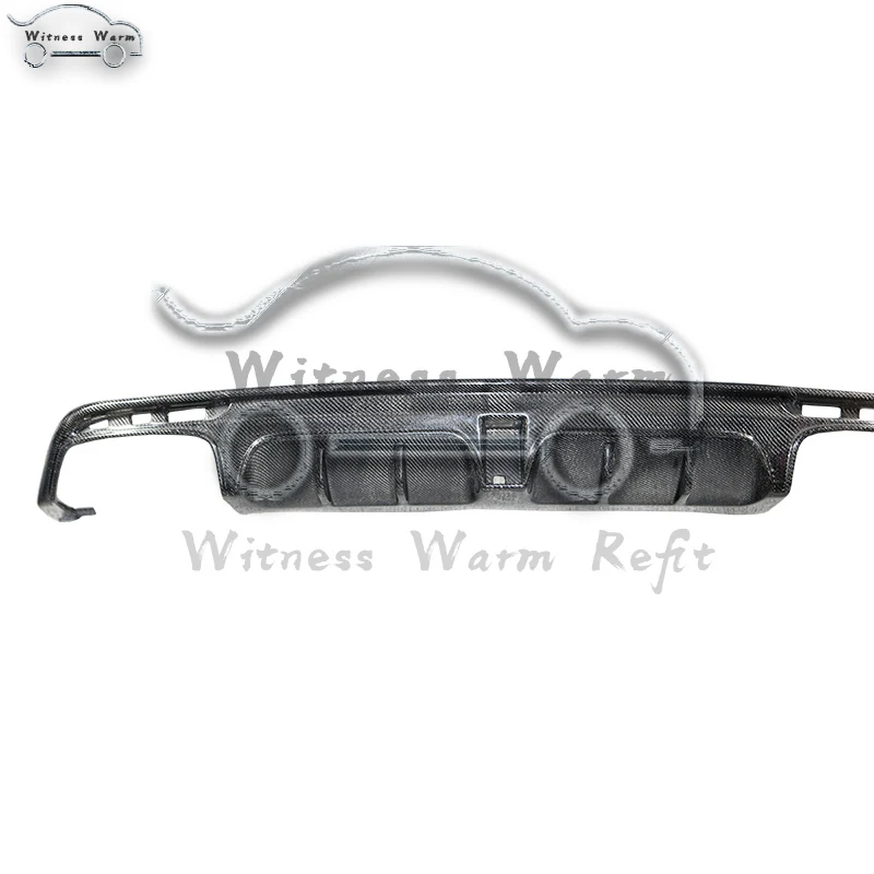 Задний бампер W222 S Class из настоящего углеродного волокна сплиттер для губ