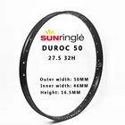 Обод для бескамерных гнезд Sunringle sun DUROC 50, 27,5 дюйма, Am  FrDh, 32H, обруч, ширина 50 мм, алюминиевый обод