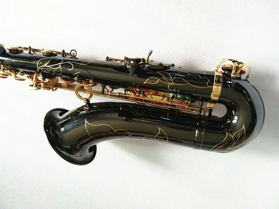 Тенор саксофон B Топ музыкальный инструмент черный никелированный Золотой kay