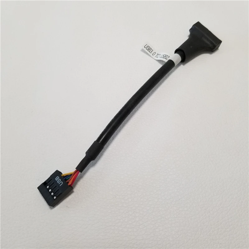 100 шт./лот USB 2 0 до 3 9Pin Женский 20Pin Мужской адаптер удлинитель данных кабель питания