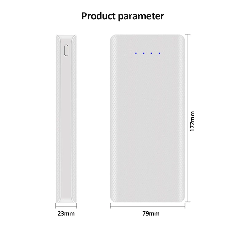 

5V 2A 8*18650 Battery Storage Box Dual USB Power Bank Case Box Welding Free 18650 Battery Holder Box DIY Shell Case for Mobile