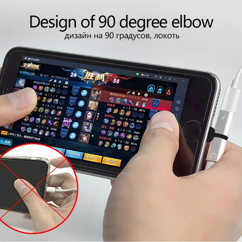 Роскошный телефонный чехол 2 в 1 с двумя разъемами для зарядки Aux Huawei P20 P30 P40 Pro Mate 20