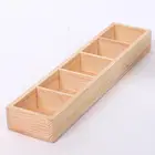 Деревянный поднос для цветочных горшков, многоячеистый деревянный цветочный горшок, бонсай, кашпо, настольный держатель для хранения, Органайзер
