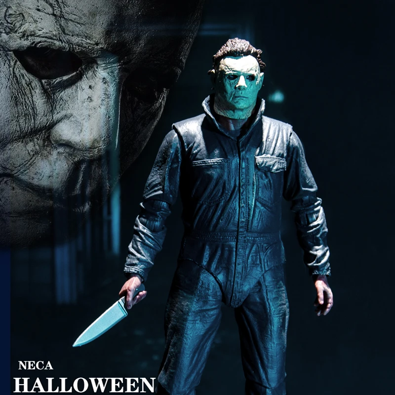 18 см NECA Хэллоуин Ultimate Майкл Майерс Тыква экшн Фигурки игрушки куклы подарок