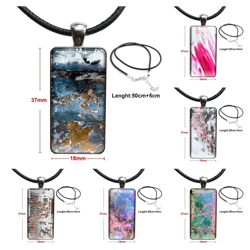 Колье женское длинное с блестками белого и розового цвета