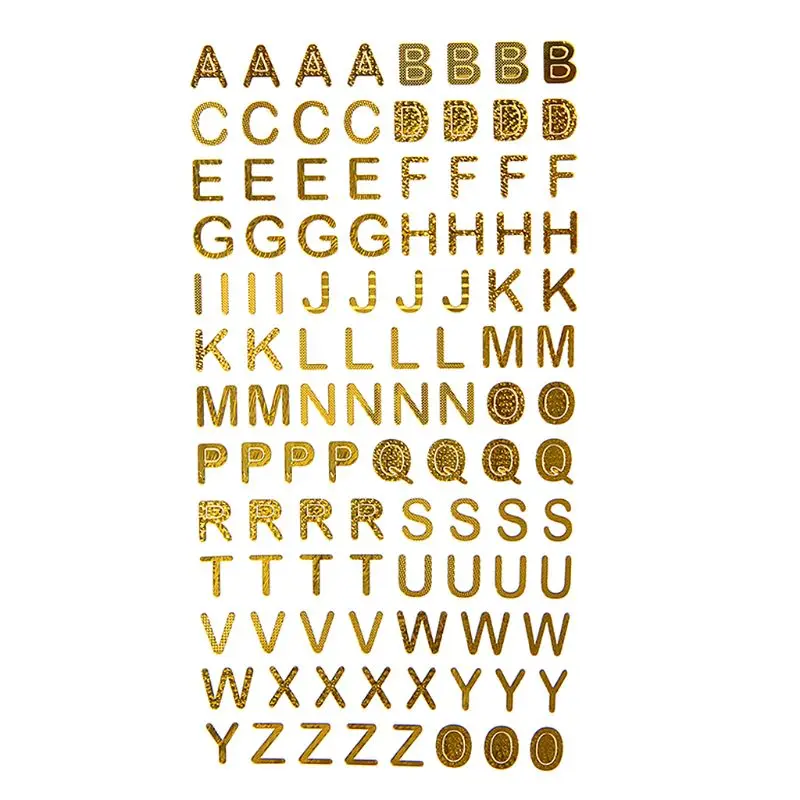 Наклейки цифровой буквенный номер метки DIY наклейки для альбом записная книжка