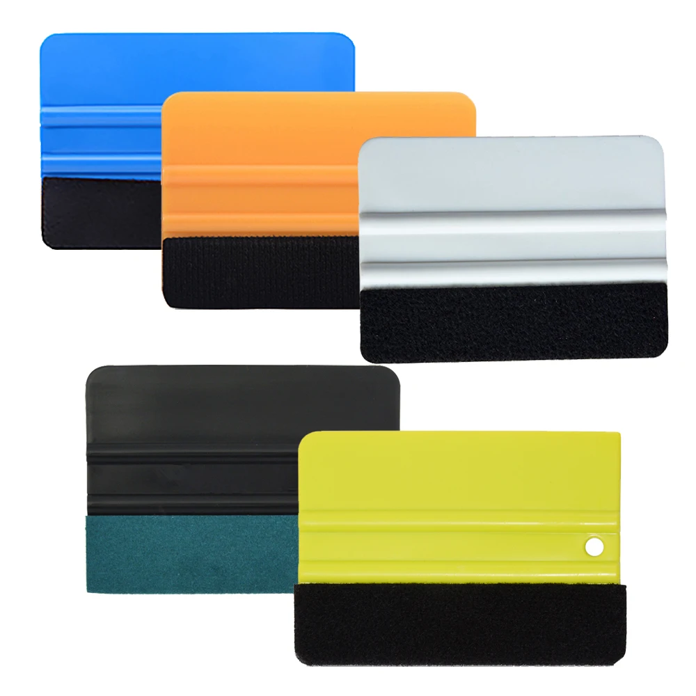 

EHDIS 5/10PCS Plastic Squeegee Edge Fabric Felt Scraper Carbon Fiber Film Wrapping Car Accessories Window Tint Auto Styling Tool