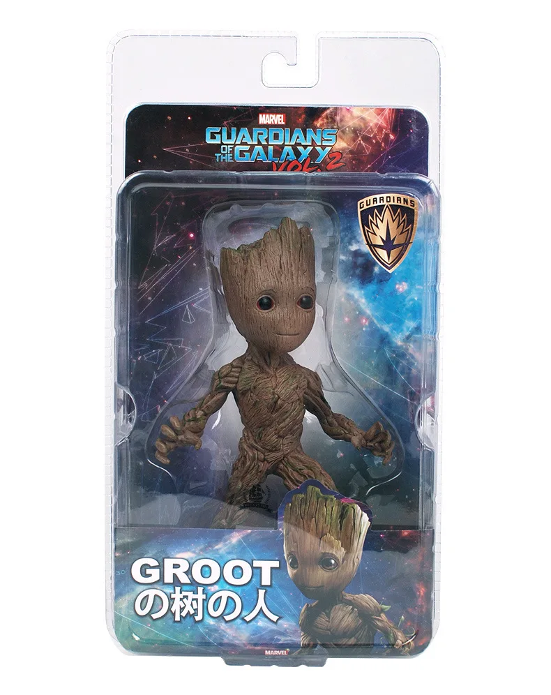 

Marvel Guardians of The Galaxy Groot Avengers Cute Baby Tree Man PVC Action Figure Toys 15cm