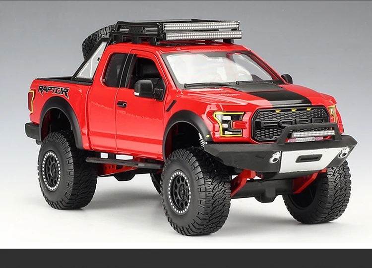 Maisto 1/24 F-150 Raptor SVT пикап литой автомобиль модель Металлический Игрушечный Автомобиль для детей подарок на день рождения игрушка