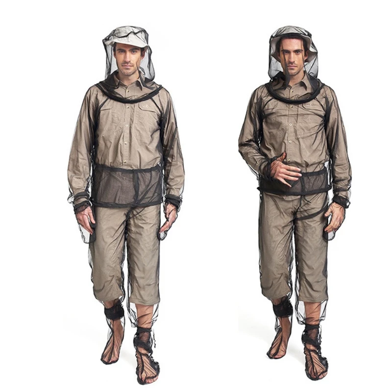 

Mesh Lightweight Bug Mos-quito Suit ,Ultra-fine Anti-Mos-quitoes Suit,for Protecting Hunting Fishing Men Women