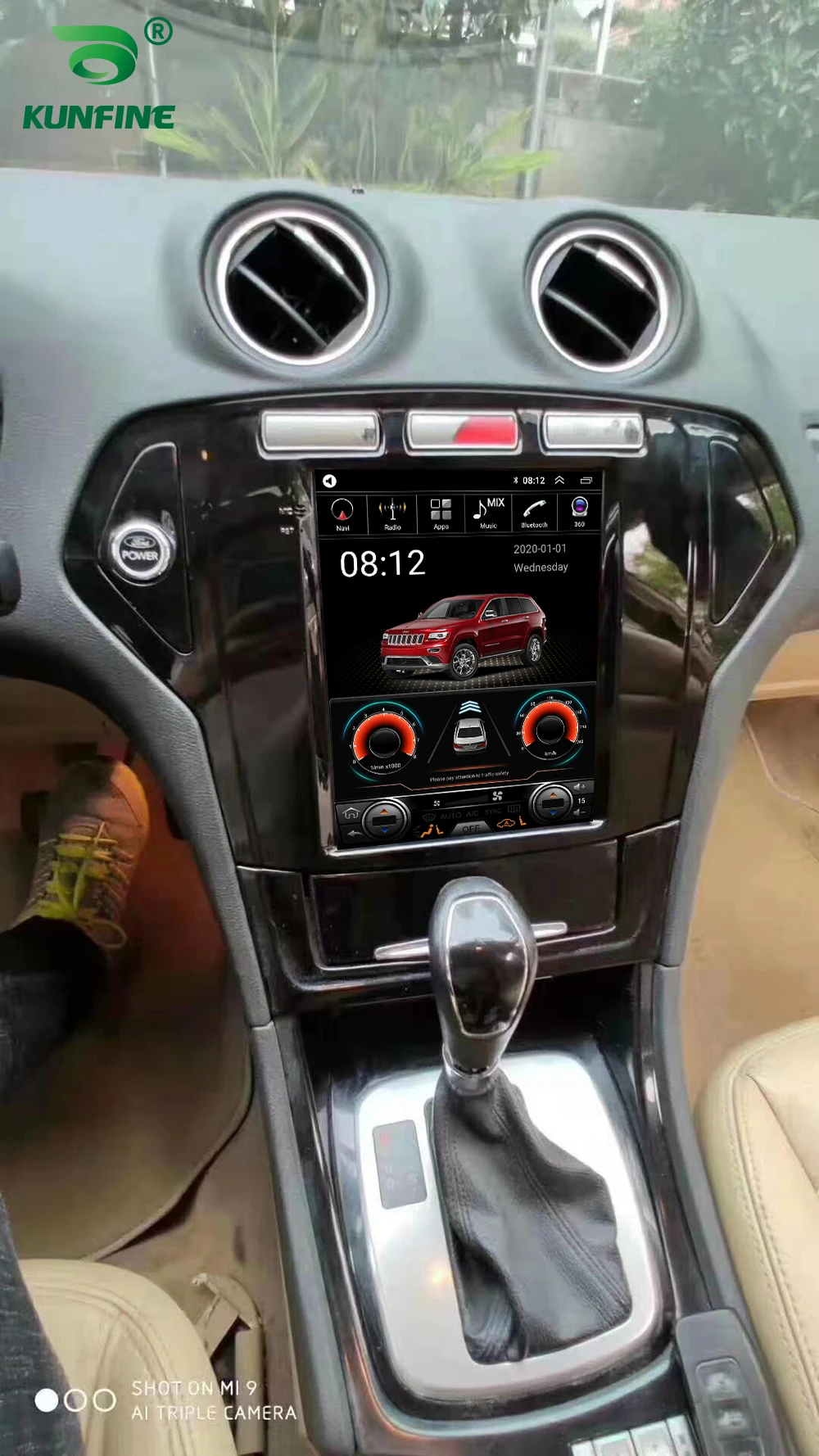 Tesla экран Octa Core 4 Гб RAM 64GM ROM Android 10 0 автомобильный DVD GPS плеер Deckless автомобильное