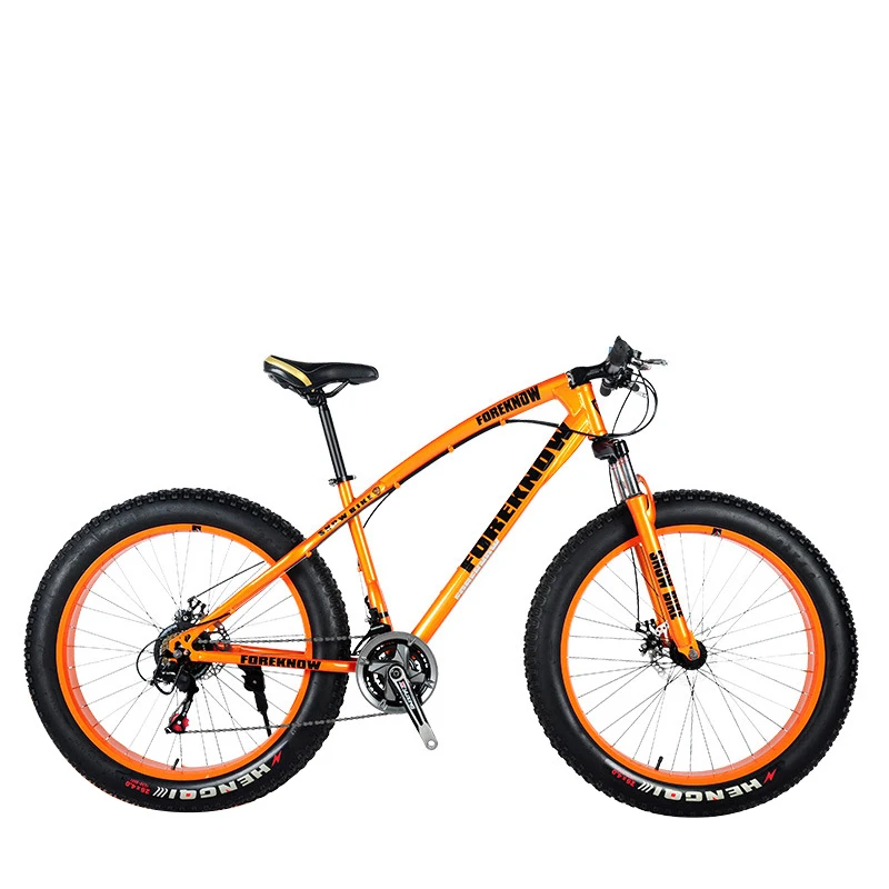 

FOREKNOW XD001f Adult Mountain Fat Bike 26 Inch Wheel 30 Speed Off-road Bicycle MTB Men Racing Ride Wide Tire Beach Snowmobile