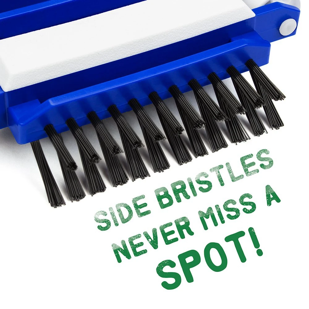 

14 Inch Pool Vacuum Head Brush with Nylon Side Bristles Cleaning Accessories for Above/ Inground Swimming Pool/ Hot Tub