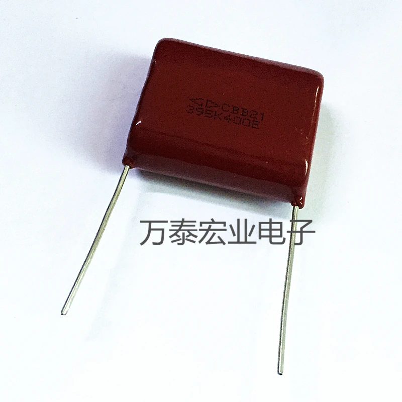 Farad Cbb21 Металлизированный Полипропиленовый пленочный конденсатор 400v395k 3 9 uf p = 30 мм