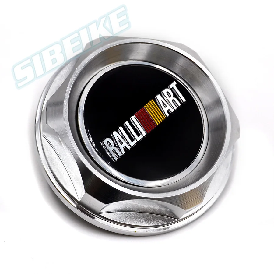 RALLIART Racing Engine Oil Cap Fuel Filler Cover For Mitsubishi |