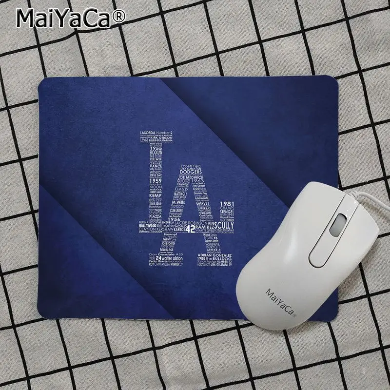 Maiya высокое качество Los Angeles Dodgers уникальный Настольный коврик игровой для мыши