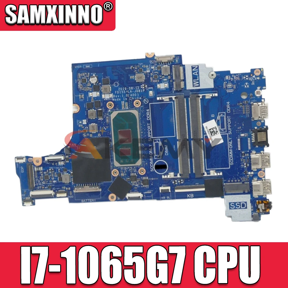 

Материнская плата для ноутбука DELL CN-004C38 004C38 04C38 LA-J081P с SRG0N I7-1065G7 100% работает хорошо