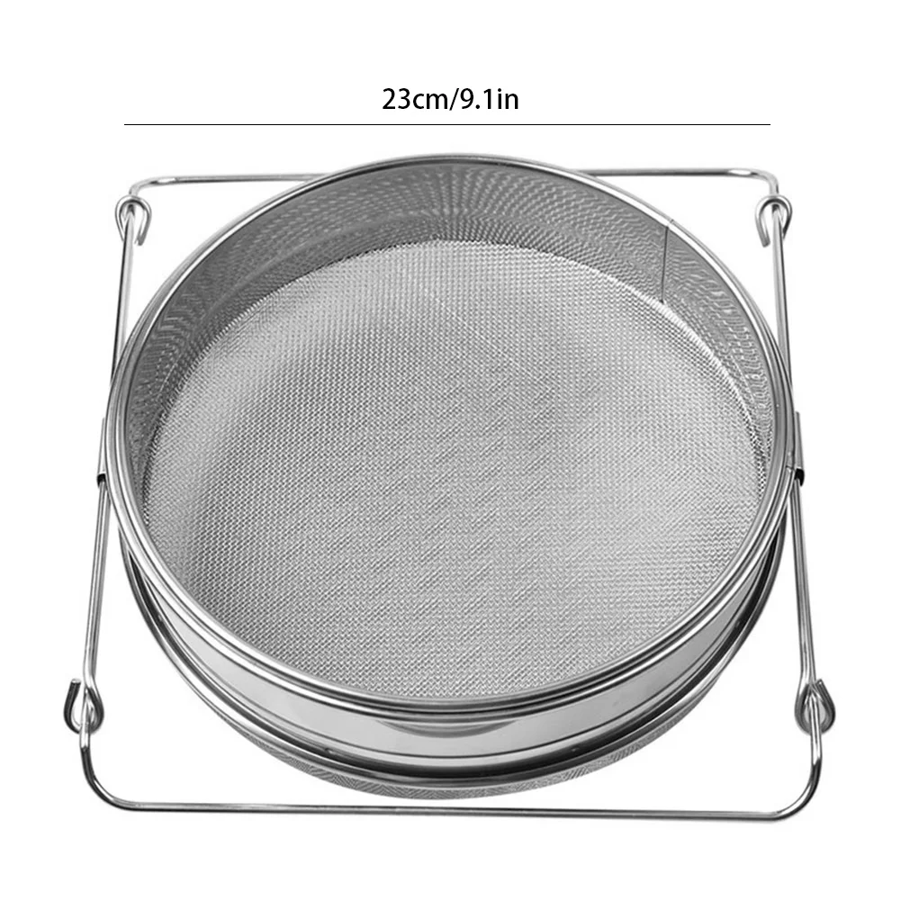 

Stainless Steel Bilayer Honey Filters Strainer Network Stainless Steel Screen Mesh Filter Beekeeping Tools Honey Tools
