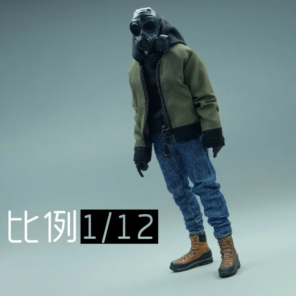 

1/12 Scale Soldier Trendy Jacket /Hoodie /Jeans Model for 6" DAM 3ATOYS Action Figures
