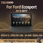 Автомагнитола Tiebro, 2DIN, Android 10, для Ford Ecosport 2013-2017, Автомобильный приемник, GPS-навигация, автомобильное радио, Bluetooth-плеер, NO 2DIN DVD