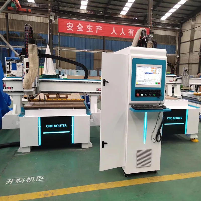 Высокоскоростной фрезерный станок Robotec 1325 с несколькими головками ATC CNC