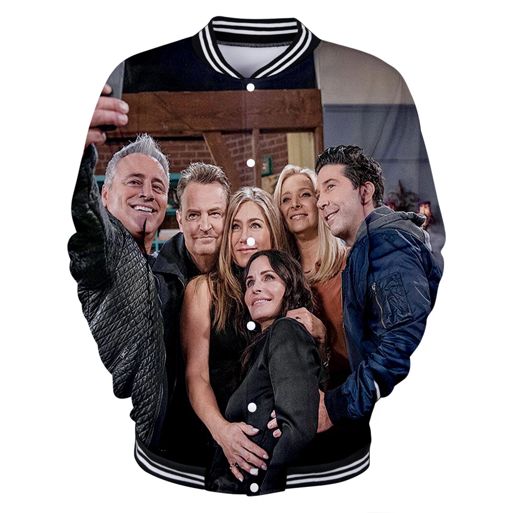 

Friends: The Reunion Sweatshirt 3D Tracksuit Baseball Jacket Women Men's Jacket Harajuku Streetwear Fashion Clothes Plus Size
