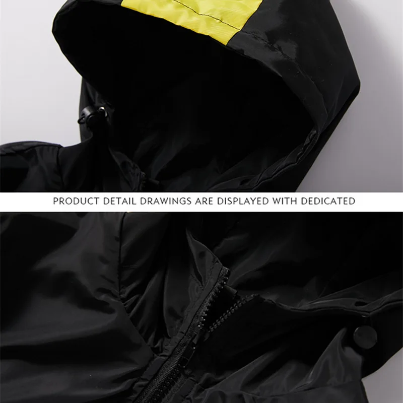 Модная мужская теплая куртка Мужская модная весенняя и осенняя с капюшоном