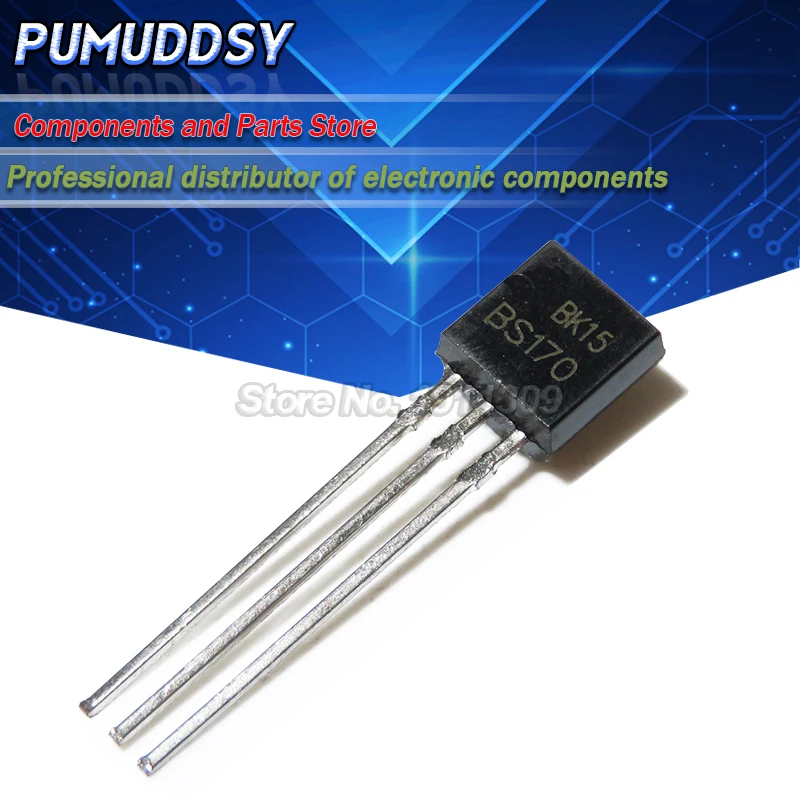 100 шт. BS170 TO 92 MOSFET N CH 60V 500MA лучшее качество IC|Транзисторы| |