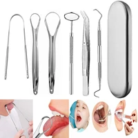 useful stainless steel oral tongue scraper medical tongue cleaner reusable mouth brush fresh breath maker