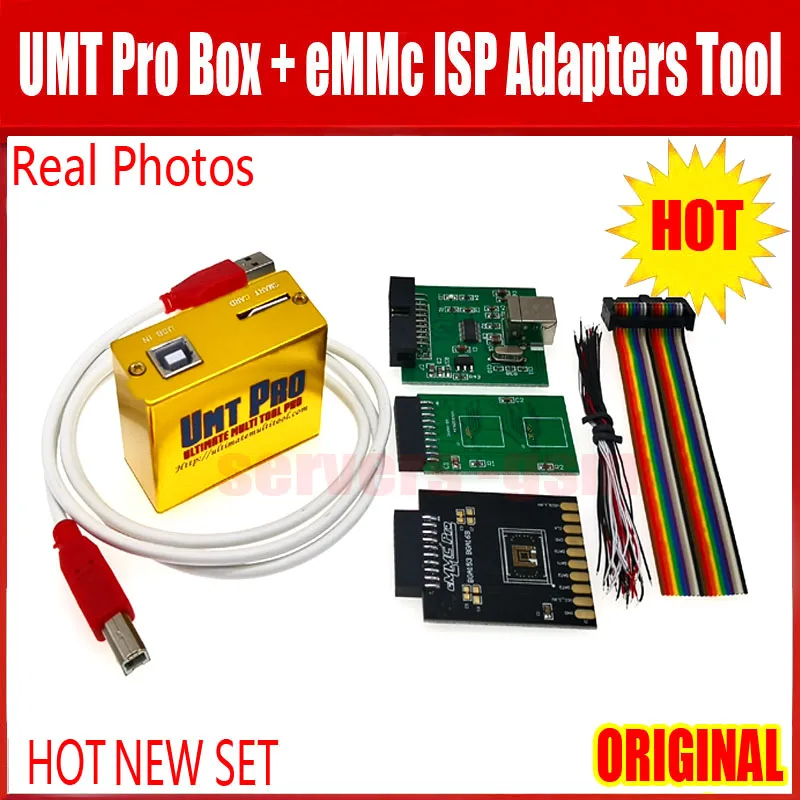 Новая Оригинальная версия UMT Pro2 BOX /Ultimate Мультитул + Avb 2 в 1 коробка с USB кабелем eMMC ISP