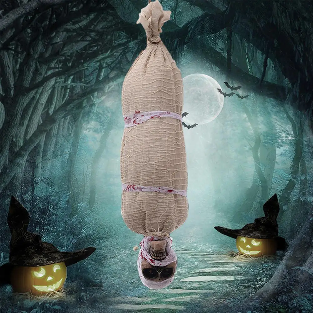 

Halloween Decoration Hanging Ghost Corpse with Glowing Eyes for Bar Haunted House Praty Halloween Decorations