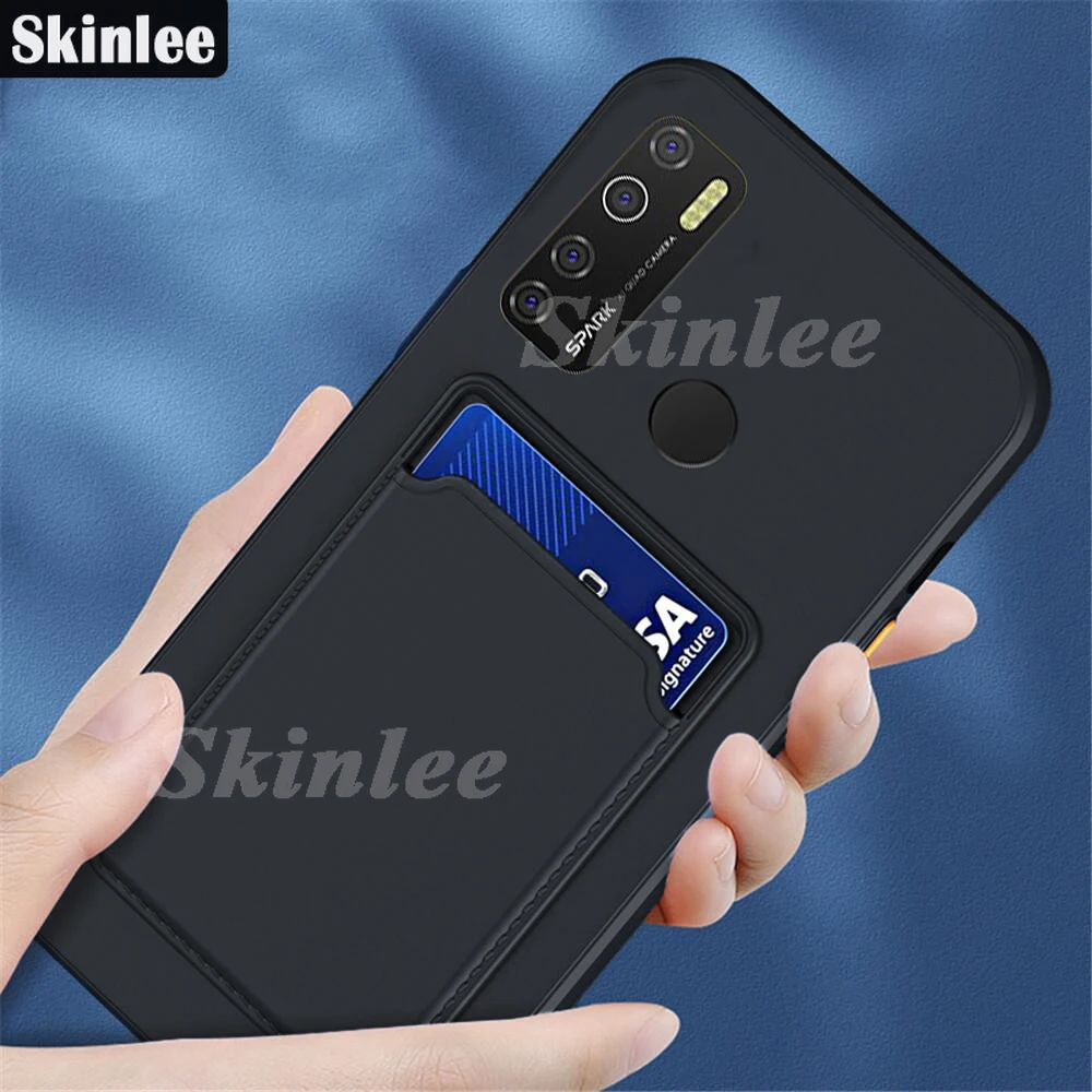 Кожаные чехлы для Tecno Spark 5 Pro Pova 2 защитный чехол из жидкого силикона задняя крышка