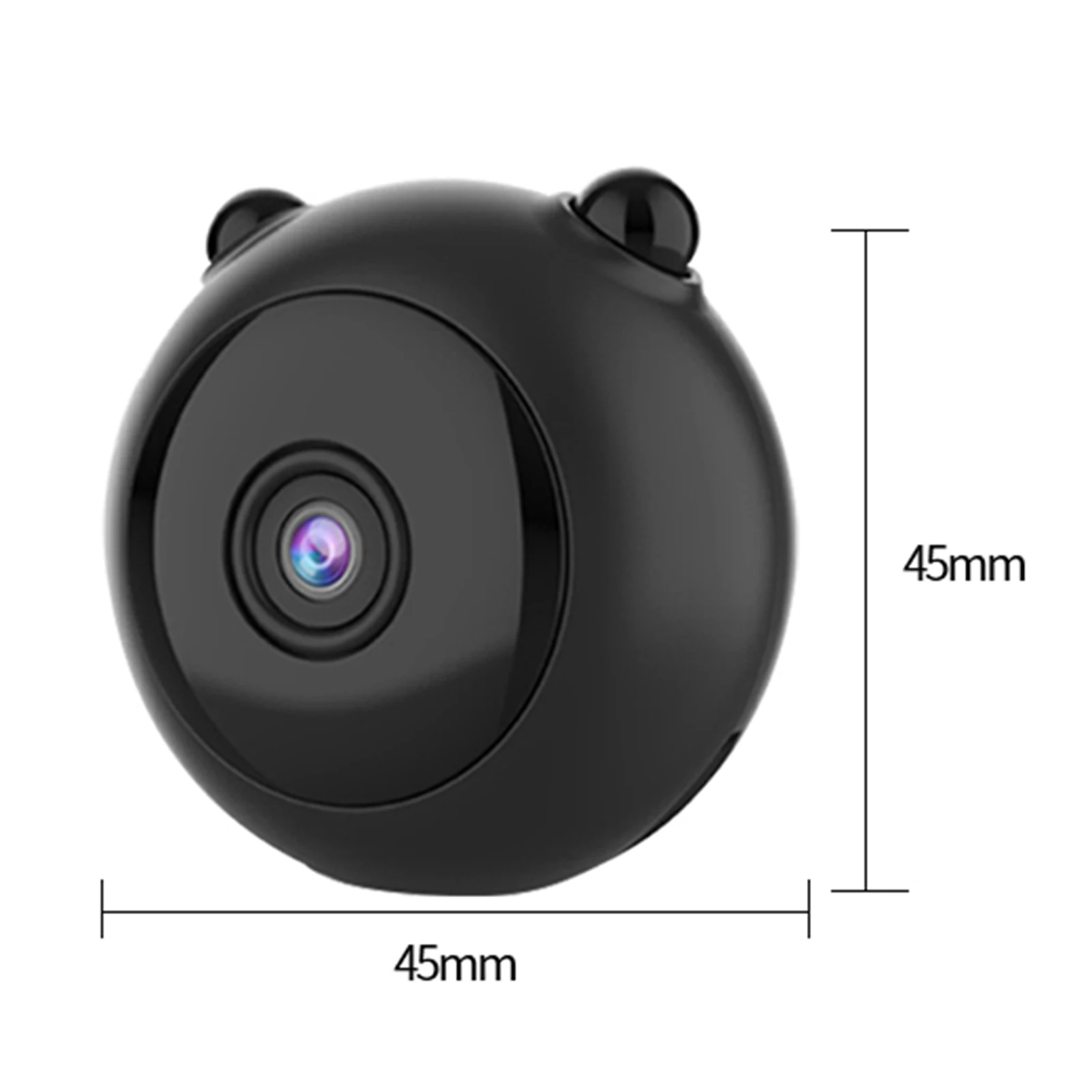 

Wireless WiFi Night Vision Home Sports Vidicon Mini Camera 1080P Wireless Remote Camera For Home Car Office