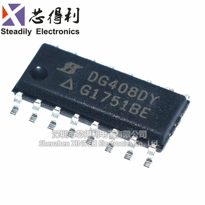 5 шт./лот совершенно новый и оригинальный пластырь DG408DY-E3 SOIC-16 8-канальный