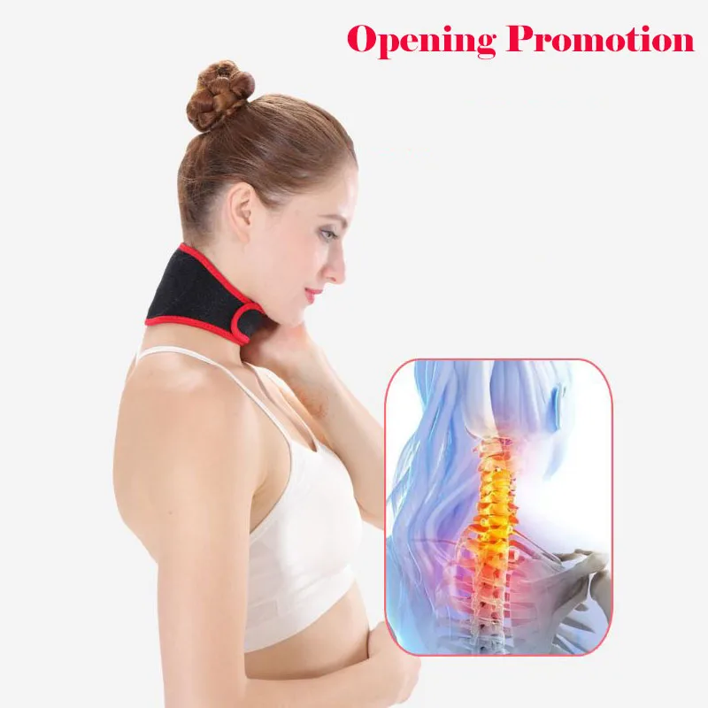 Самонагревающийся шейный пояс 1 шт. снимает боль в шее спонтанный турмалиновый