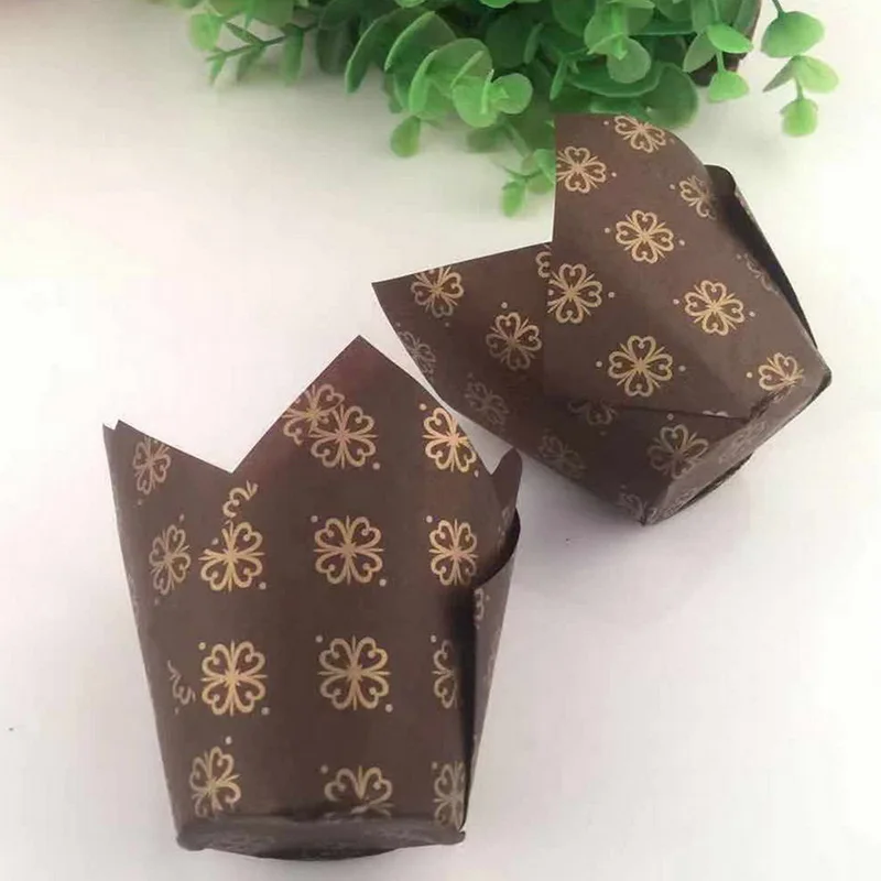 50 шт. кексовая бумага для маффинов подкладка кексов свадебной вечеринки Кексовые