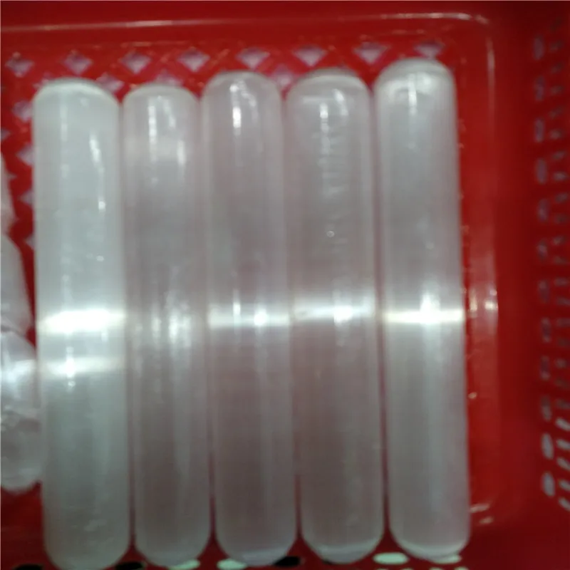 Selenite Кристальный массаж Wand 6 5 &quot гладкая полированная круглая палочка протеин с