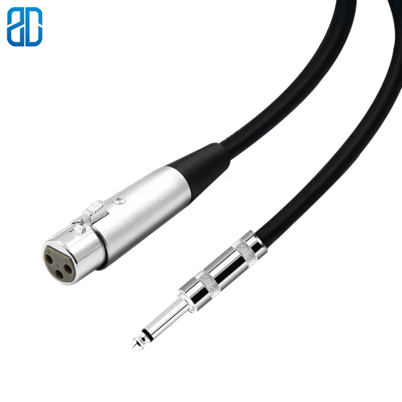 6 35 мм к Canon XLR 3Pin папа гнезду микрофон усилитель аудио миксер красочный УДЛИНИТЕЛЬ